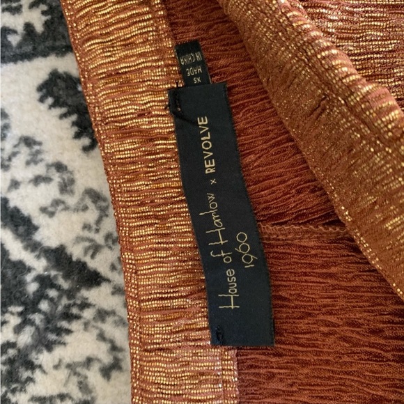 House of Harlow Odele Pant × Revolve bronze XS - Picture 6 of 7